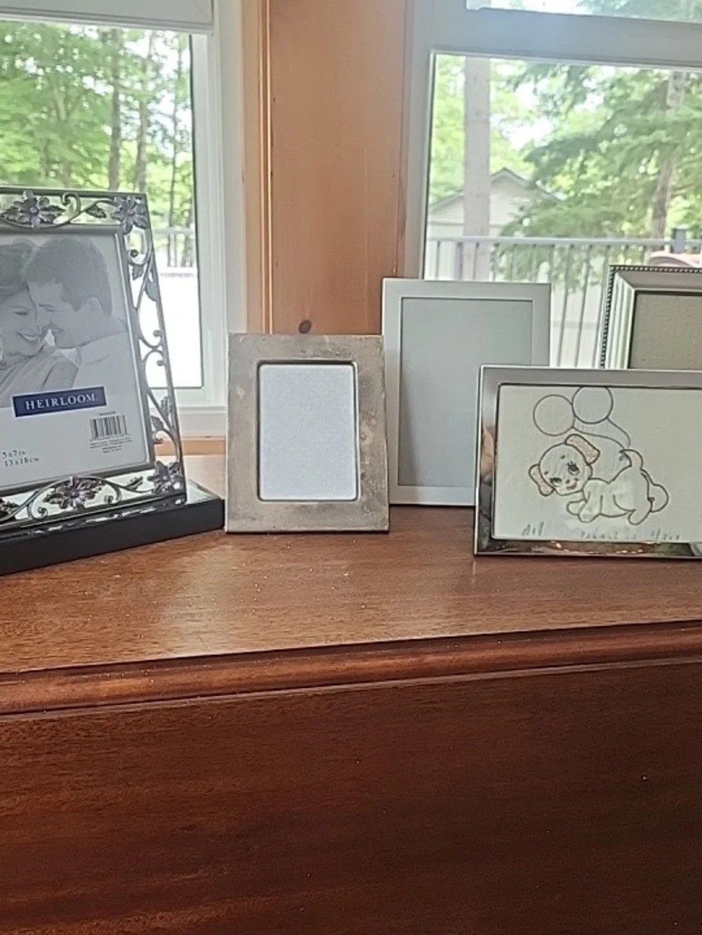 Decorative Floral Silver Photo Frame +4  OtherSilverPlated Frames